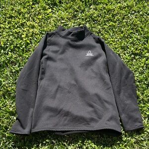 Black base layer crewneck